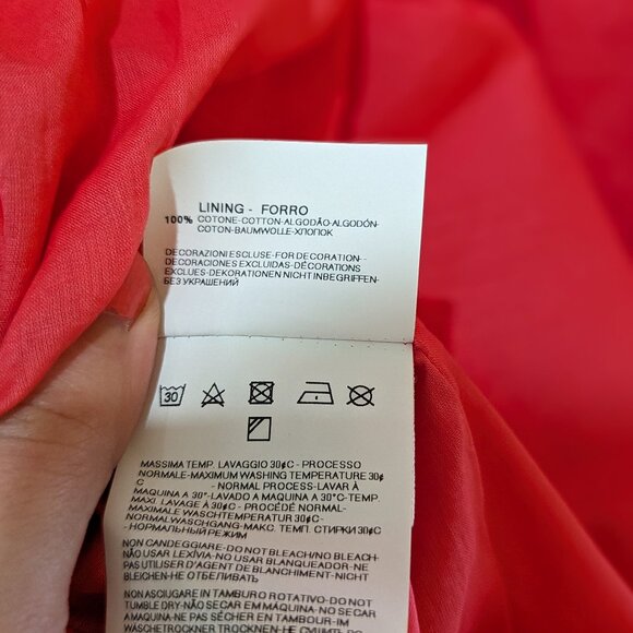 Armani Jeans - Bright pink midi dress sz 12 - Picture 7 of 7